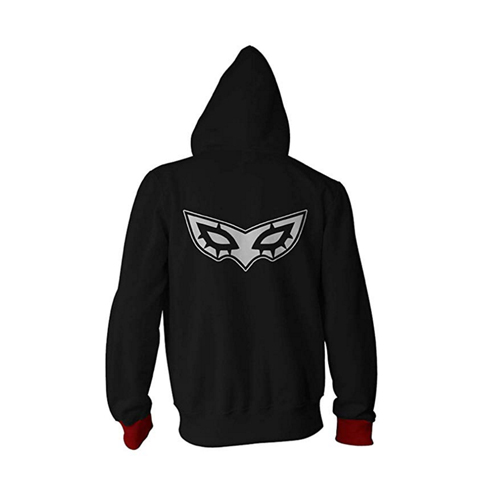 Adult Persona 5 Joker Protagonist Akira Kurusu Arsène Hoodie Sweatshirt Zip-up Coat Jacket Cosplay Costume