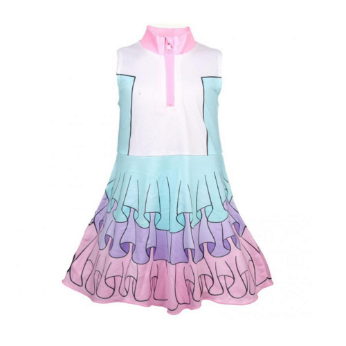 Color Cosplayer Children's LOL Costume Cosplay For Girls Cute Dresses Pink Clothes Little Kids Party Purim Costumes