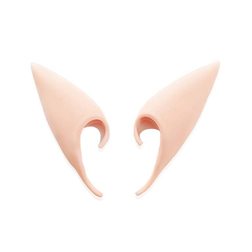 4.7" Cosplay Elf Ears, 1 pair Soft Latex Pointed Ears Tips Fairy Costume