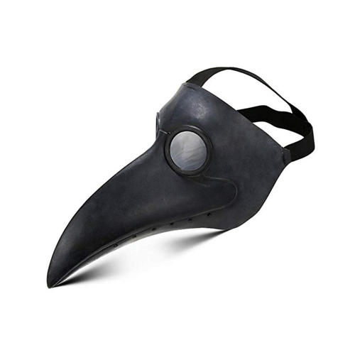 Townshine Plague Doctor Bird Mask Latex Long Nose Beak Cosplay Steampunk Halloween Mask Costume Props