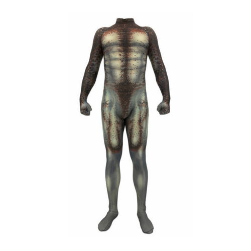Ainclu Mens Boys Predator Cosplay Costumes 3D Printed Lycra Spandex Movie The Predator Halloween Zentai Jumpsuit Suit Bodysuits