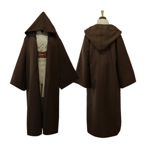Jedi Knight Cosplay Costume Mace Windu Uniform Obi Wan Kenobi Cloak Ahsoka Tano Halloween Party Men Adult