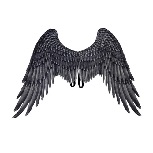 Black White Angel Wings Large Wings for Men Women Halloween Party Adult Cosplay Costume Accessories Props